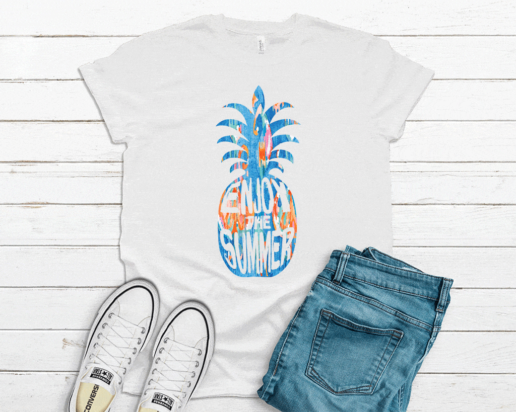 All Ages Summer Pineapple Tee