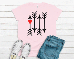 Girl's/Women's Heart & Arrows T-Shirt