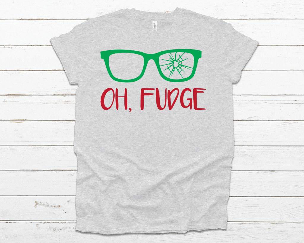 CHRISTMAS Unisex Kid's/Adult's 'Oh Fudge' T-Shirt
