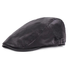 Men's Stylish Leather Scally Cap