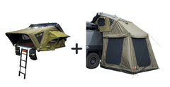 CO-Armadillo X3 Rooftop Tent Left + Annex - No Warranty - No Return