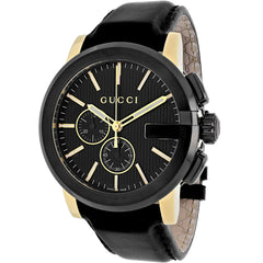 Gucci Men's G-Chrono - Black Dial/Strap - 50m