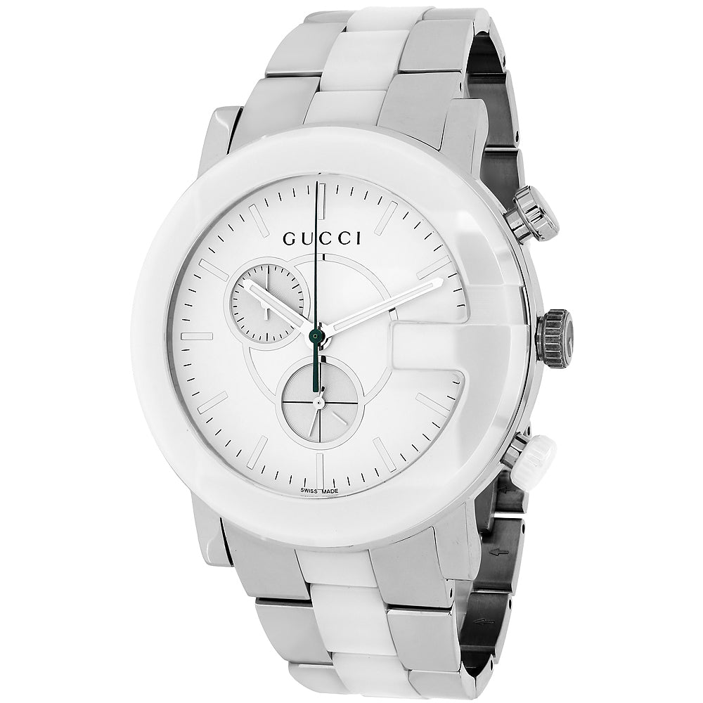 Gucci Women's G Chrono - White Dial - 30m