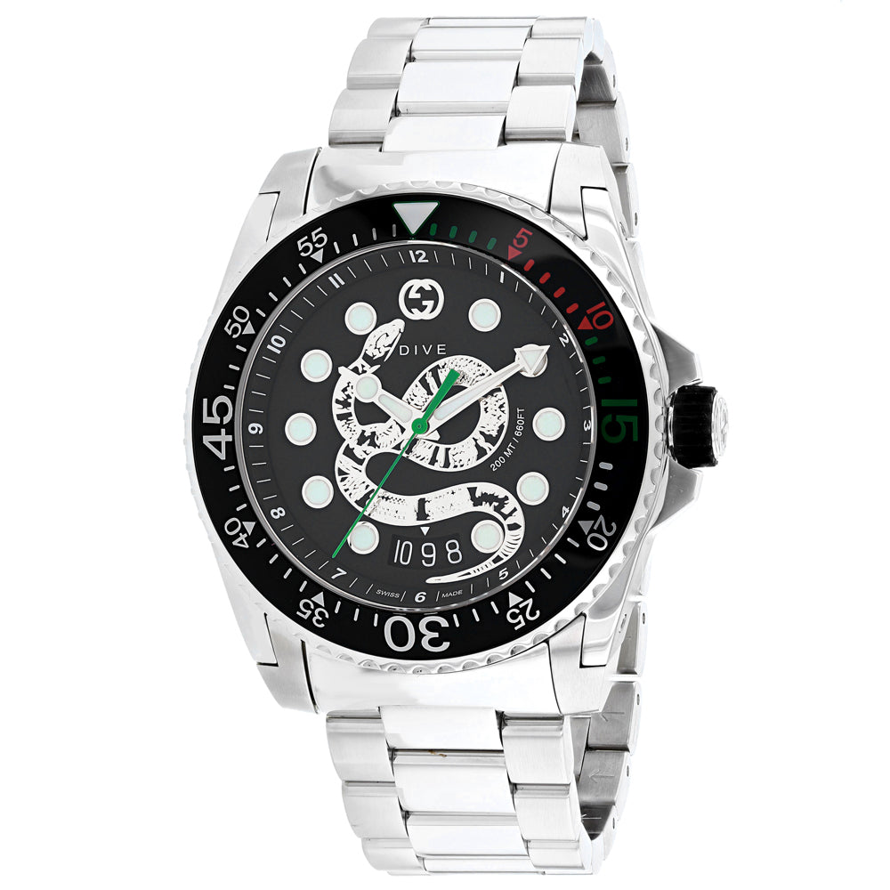 Gucci Men's Dive - Black Dial - 200m