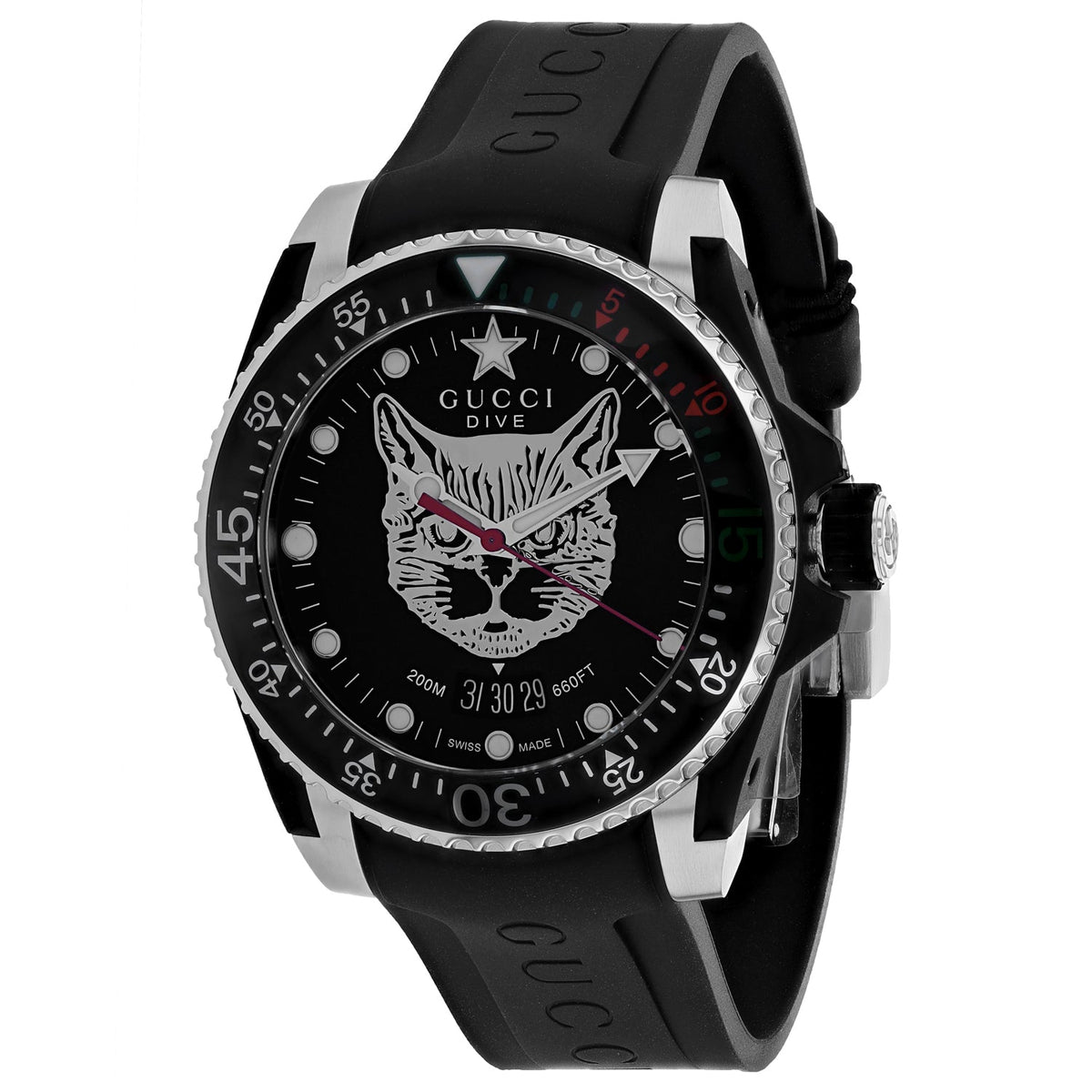 Gucci Men's Dive - Black Dial - 200m