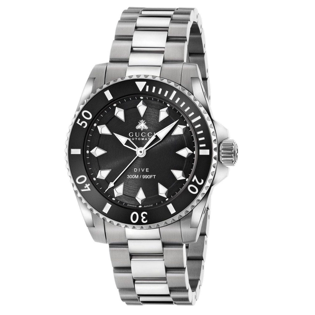 Gucci Men's Dive - Black Dial - 30m