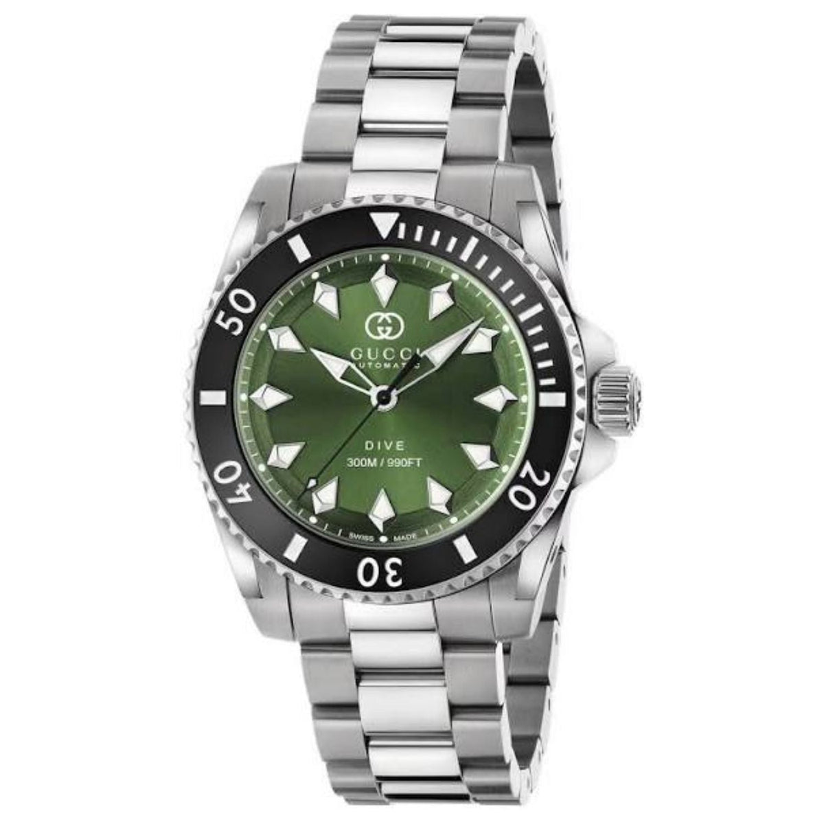 Gucci Men's Classic - Green Dial - 30m