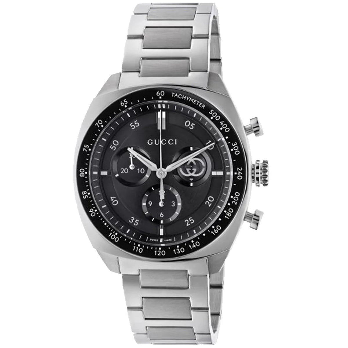 Gucci Men's Interlocking - Black Dial - 100m