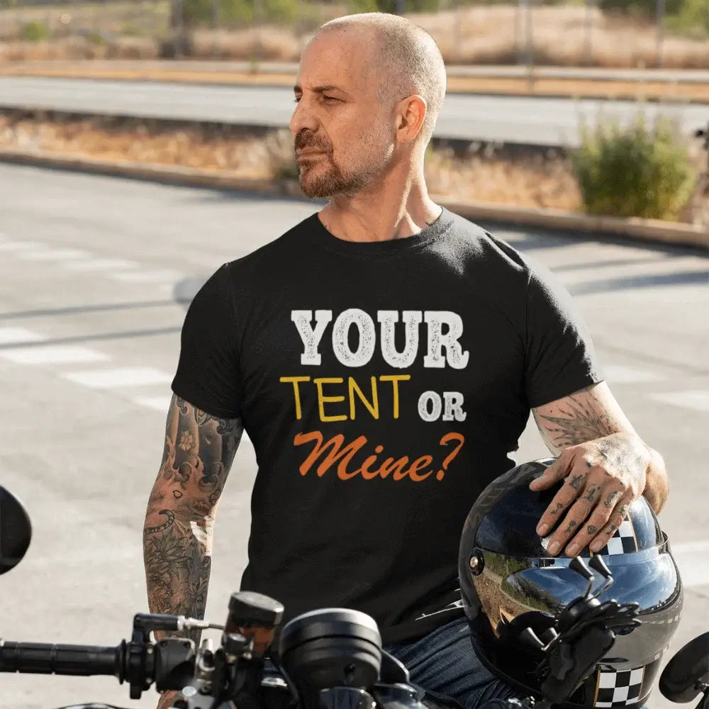 Outdoorzees Unisex 'Your Tent or Mine' T-Shirt